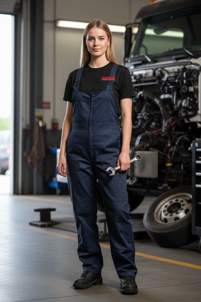 Short Sleeve Black Polyester Tee