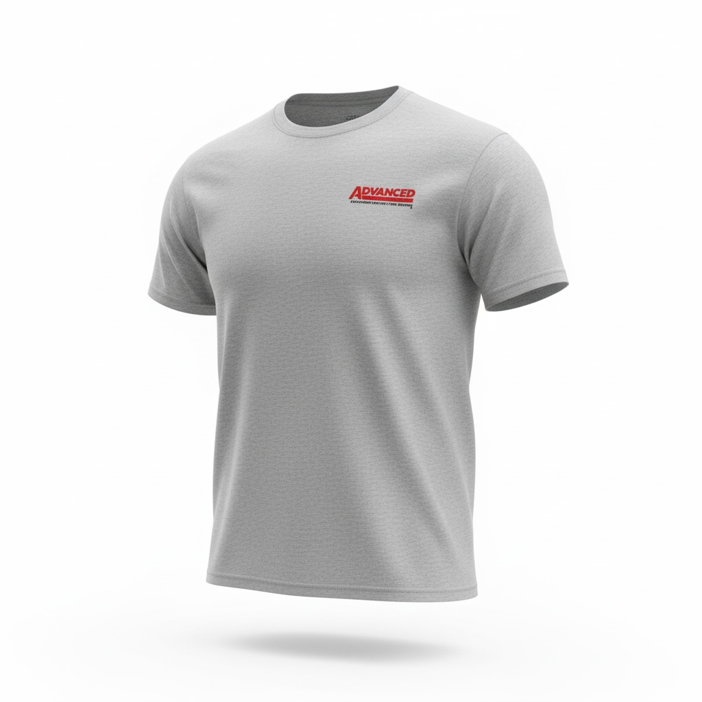 Grey Short Sleeve Cotton Tee